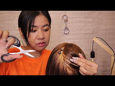 [ASMR] Bestie Cari Kutu Kamu di Penjara ⛓️ (lice check & harcut) | ASMR Indonesia