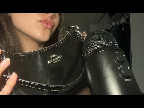 asmr what’s in my bag (fast and aggressive)