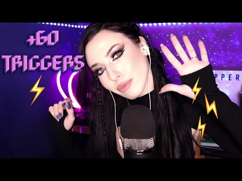 ASMR ⚡️+50 FAST AND AGGRESSIVE TRIGGERS⚡️