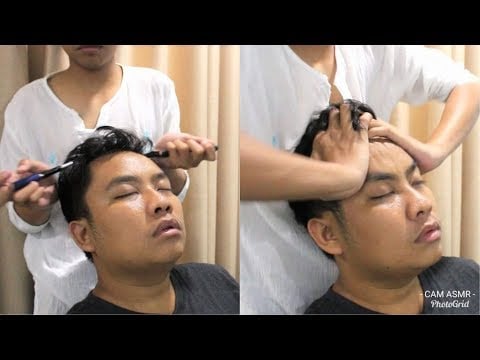 ASMR Relaxing Tools Head Massage Sound - Part 1