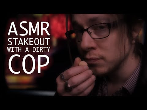 ASMR Stakeout with Crooked Cop (Car Interior, Rain Sounds, Eating, Some Murder)