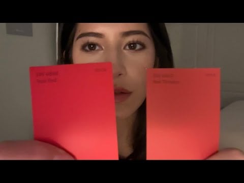 which one is "real red"? (asmr)
