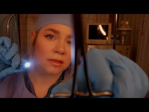 ASMR Emergency Room 🏥 Stitching You Up & Full Body Exam | Medical Roleplay