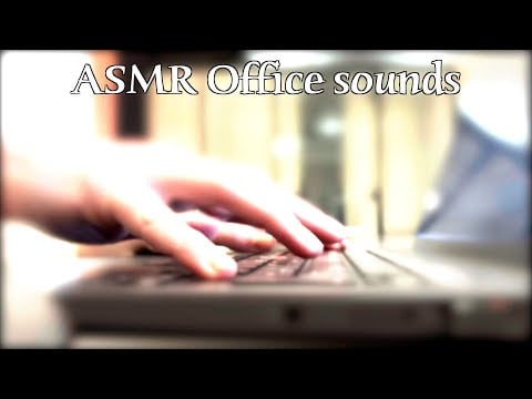 ASMR 🌙 Office sounds - Typing sounds and mouse clicks (no talking)