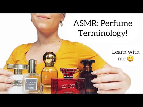 ASMR: Perfume Terminology - Learn With Me! Soft Spoken, Tapping, Writing, Scribbling