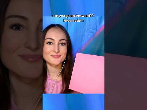 guess the word level: medium 💖 full video on my channel