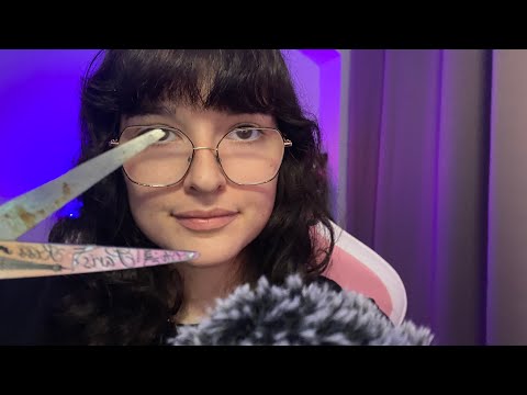 ASMR fast and agressive 1 minute haircut