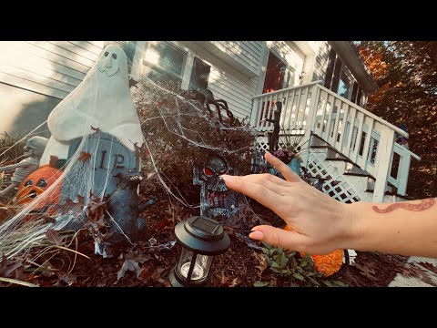ASMR! Halloween Decorations! 🎃❤️🍁￼