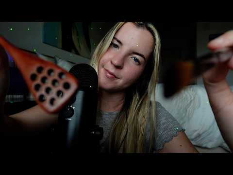 ASMR Spit Painting (High Sensitivity) *inaudible whispers and honey spoon*