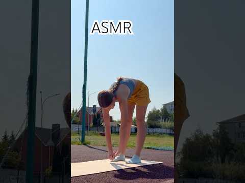 ASMR дыхательная практика на фоне разминки #asmr #асмр #медитация