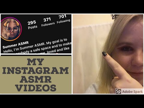 All Of My ASMR Instagram Videos