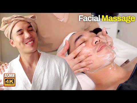 ASMR 🔥 I feel like royalty with facial care, full-body oil massage, hair wash and relaxing!