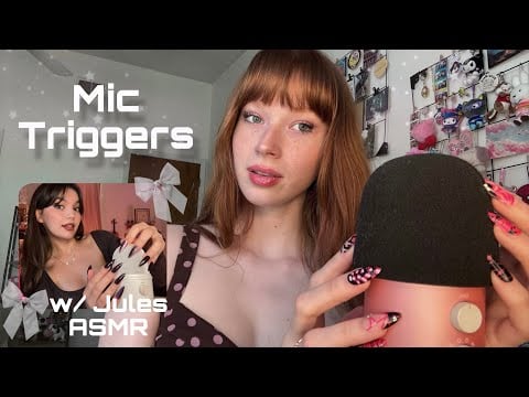 ASMR ♡ Fast & Aggressive Mic Triggers w/ @JulesAsmr8 !! 