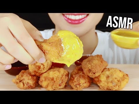 ASMR FRIED CHICKEN WINGS 치킨윙 리얼사운드 먹방 Eating Sounds Mukbang