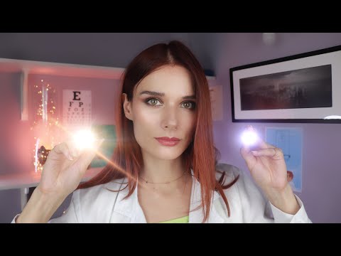 ASMR Detailed Eye Exam  feat. ASMR August , Detailed Orbital Exam , Eye Check Up Role Play