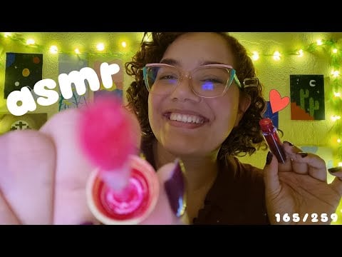 ASMR MAQUIANDO VOCÊ para sua FORMATURA 🎓💕