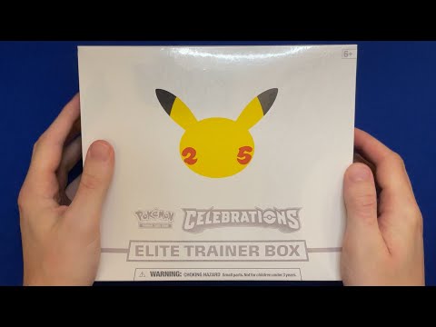 [ASMR] Pokémon Celebrations Elite Trainer Box Opening!