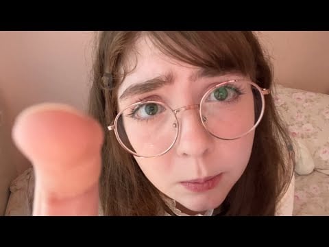 suspicious girl sniffs you... ASMR