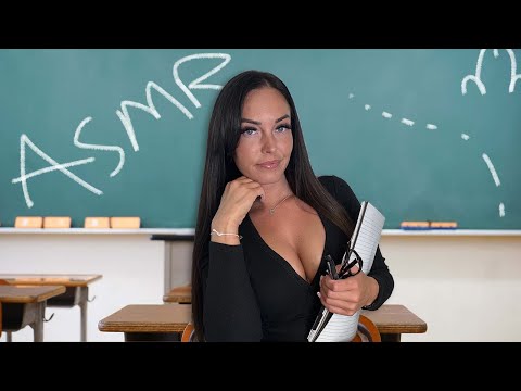 Lonely Girl Flirts With You In Class 🥰 | ASMR Roleplay