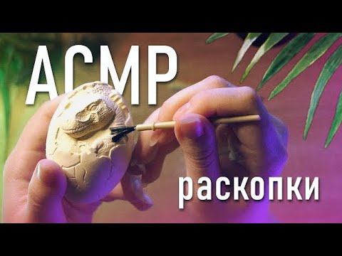 АСМР 🦖 звуки раскопок  // asmr excavations Blue Yeti