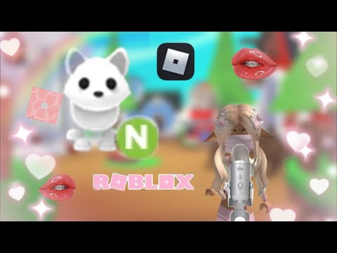 Making neon arctic fox and opening RGB box in Roblox adopt me|| whispering sounds