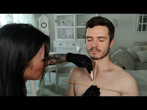 ASMR Chest & Neck Examination / Check Up