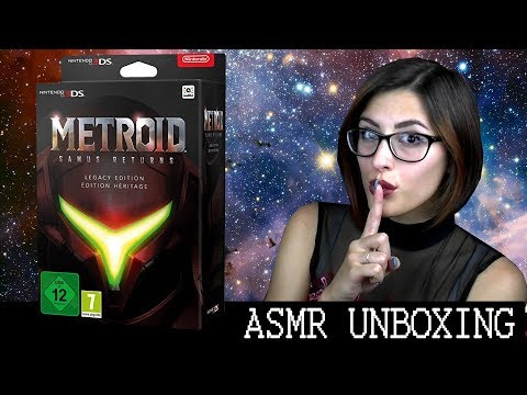 ASMR Unboxing ~ Metroid: Samus Returns Legacy Edition ( 3DS )