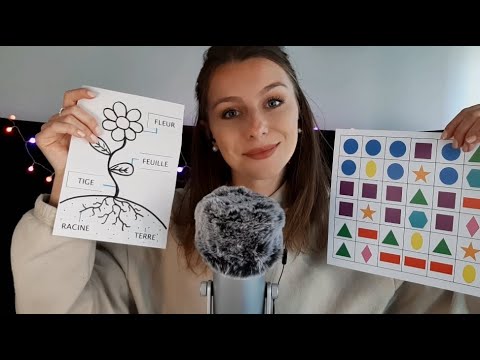 ASMR - Mon travail en maternelle 👩‍🏫🎒