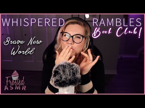 ASMR | Whispered Book Rambles | Fluffy Mic Rubbing