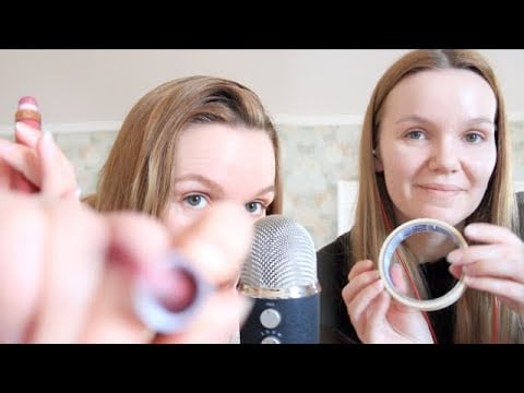 TWIN ASMR - Dubbelt med Triggers och Tingles i dina öron👂✨