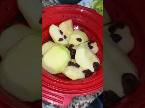 Receta de manzana asada #asmr