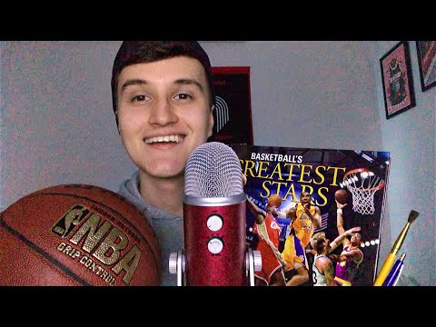 ASMR - Random Triggers 😴 (Basketball Tapping, Inaudible Whispering, Writing Sounds, etc.)