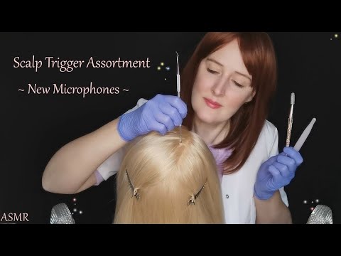 ASMR Brain Melting Scalp Trigger Assortment ~ For Tingles & Relaxation ~ Whispered