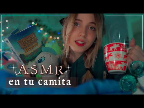 ASMR en TU CAMITA ❤️ Te Ayudo a Relajarte y Dormir 💤【Atención Personal】