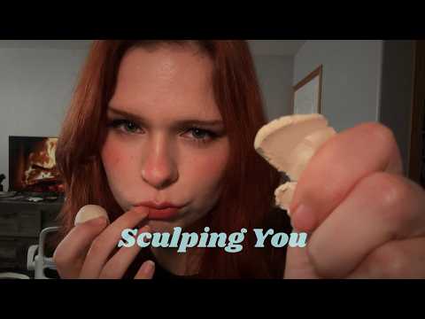 ASMR Girl Who is Obsessed With You Sculps Your Face