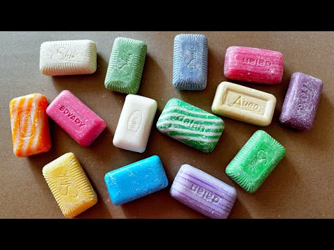 Dry Soap carving ASMR\ relaxing sounds\ No talking. Satisfying ASMR video\ Cutting soap