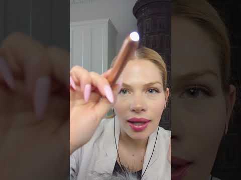 Eye Exam in 1 minute #asmr #nails #relax #visual #mouthwhisper #asmrsounds #tingles #trigger