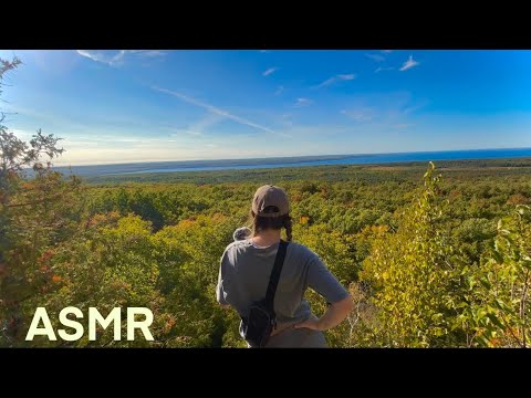 ASMR on a Cliff | nature sounds, tracing landscape, whispering and more...