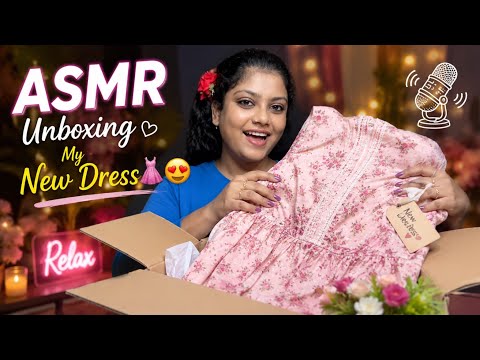 ASMR | Unboxing My New Dress |👗 😍