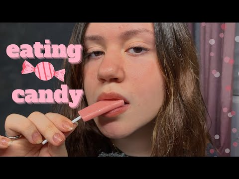 ASMR COMENDO DOCES *sons de boca e mastigação*