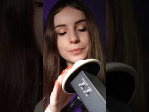 ASMR 3DIO Ear Kisses and Sponges Massage #asmrsounds #asmrshorts #asmr