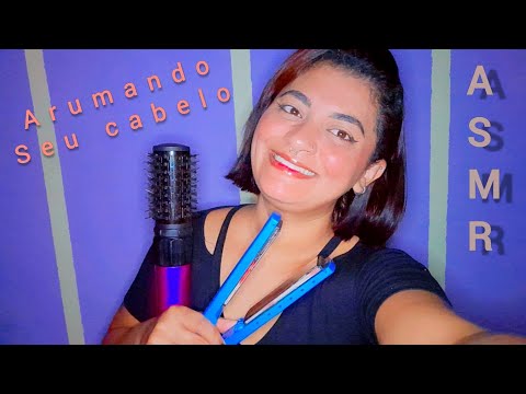 Asmr | ARRUMANDO seu CABELO, tirando seu FRIZ ou TENTANDO ..rsrs