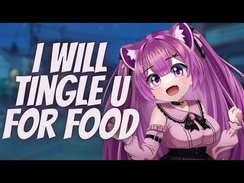 Raccoon girl tingles you for food scraps (F4A) [ASMR] [Tsundere] [Ear cleaning] [Ear blowing]