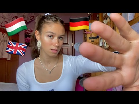 ASMR Complimenting You In 3 Languages - German, Hungarian, English