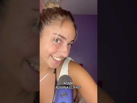 ASMR ADIVINA EL PAÍS ☺️ #asmr #relax #visualtingle #tingles #argentina