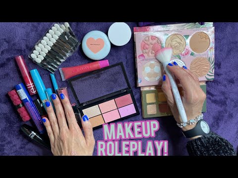 ASMR Makeup Roleplay! Whispered