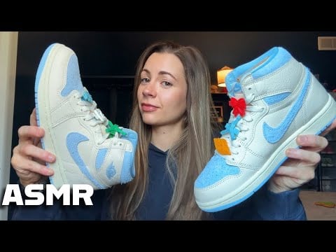 ASMR | Jordan 1 Retro High “Psychic Blue” Review 