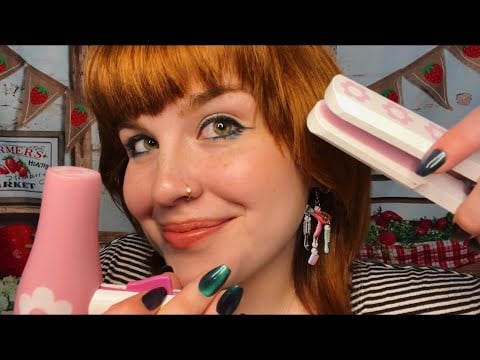 ASMR Wooden Makeover 💄💅🏻💋(southern accent, tapping, personal attention)