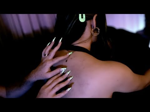 ASMR When You Can't Sleep ✨ (back scratching, tracing, hair play, whispers) 🔮
