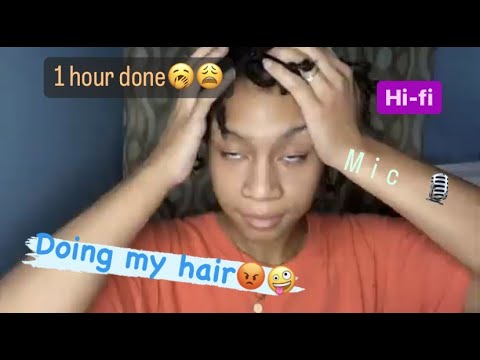 ASMR - Re-braiding my Hair (Part 2/6)